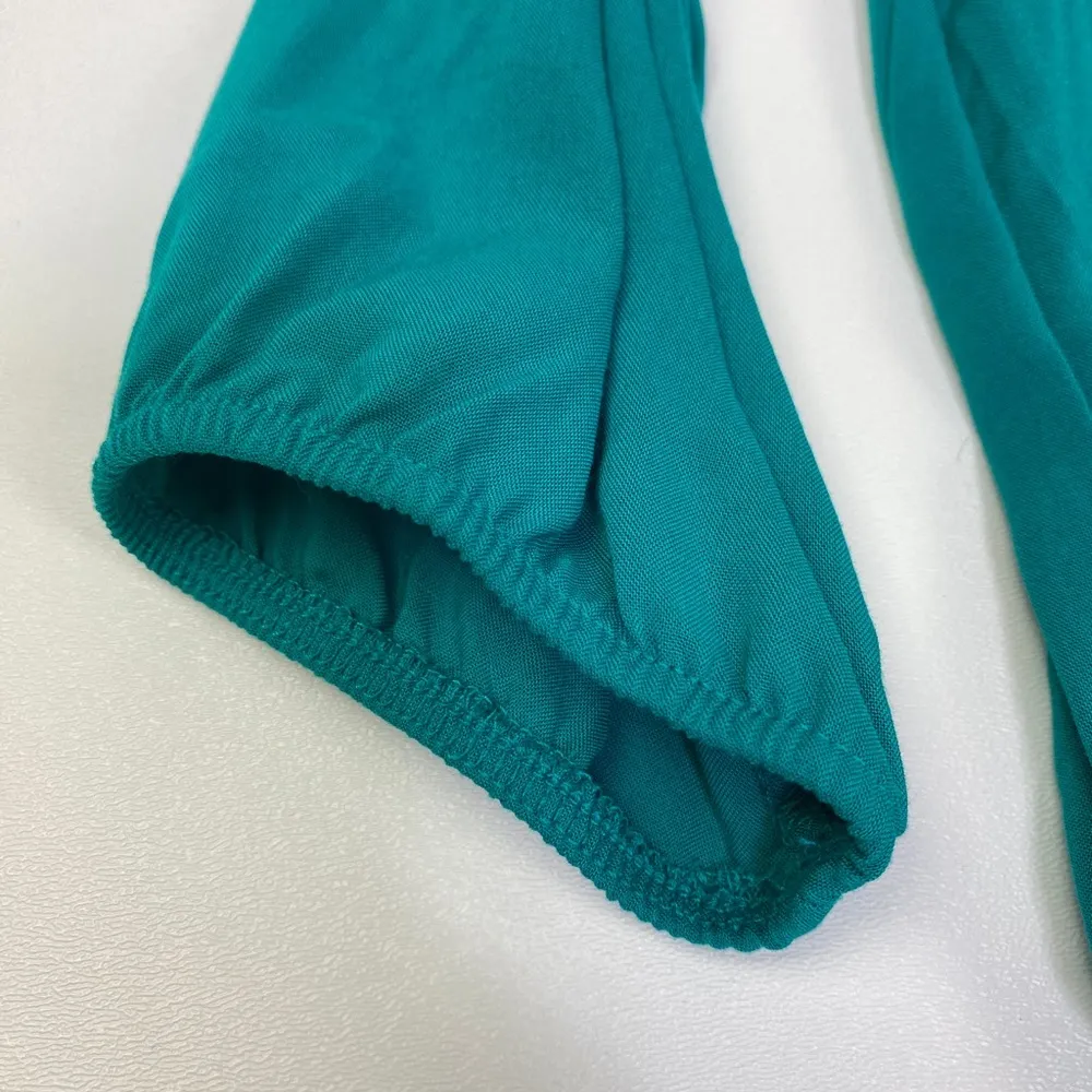 Just Fab Turquoise Romper NWT Size M Women’s - Image 2