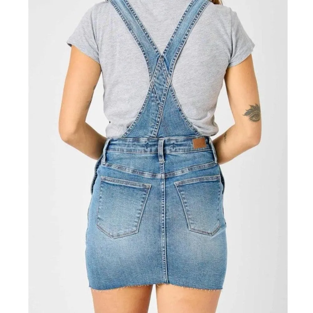 Judy Blue Denim Overalls Dress - Size S - Image 2