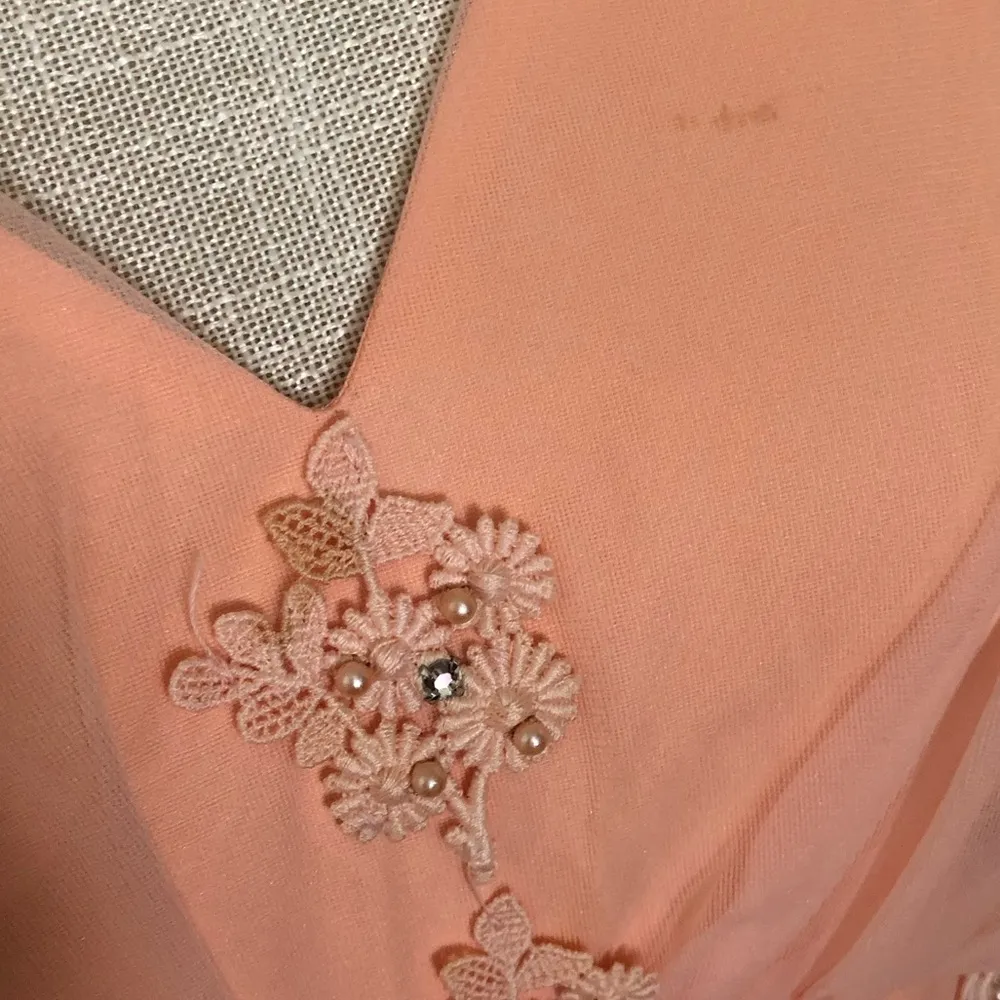 Vintage Maxi Dress Women Size M - Image 7