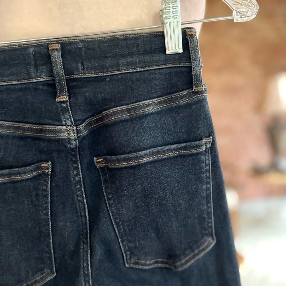 Agolde Sophie Jeans Skinny Midrise 25 Dark Wash Stretch Whiskered - Image 11