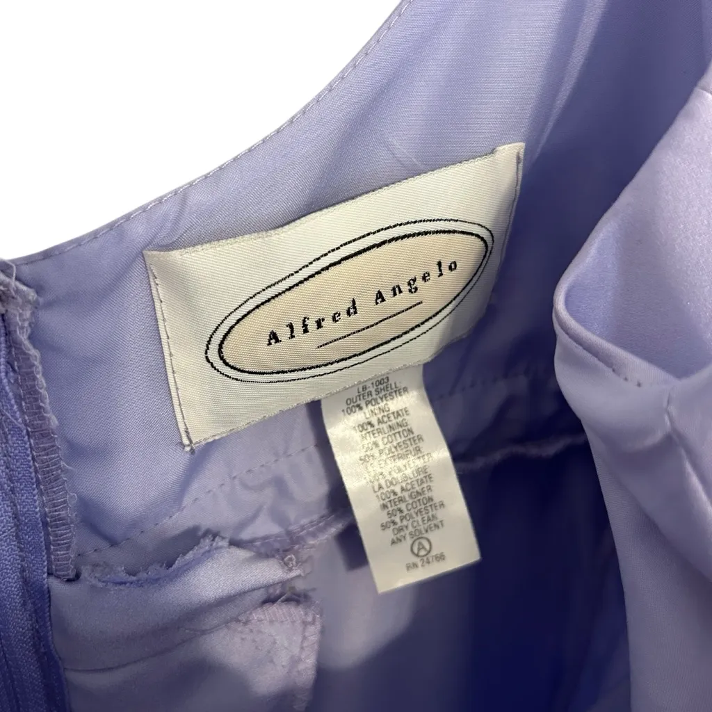 Vintage Alfred Angelo Purple Lavender Long Formal Dress Women’s Size 6/8 Medium! - Image 3