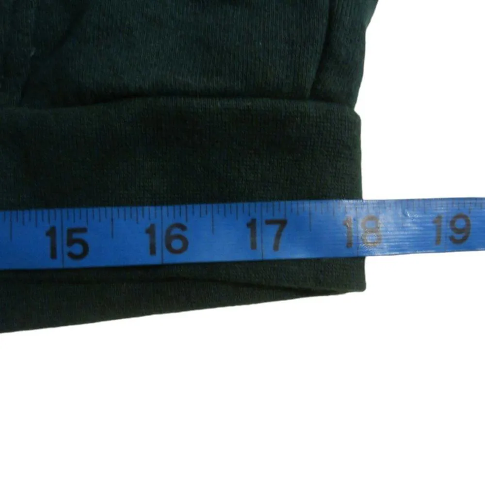 Forever 21 Cropped Athletic Wear Full Zip Up Green Hoodie With Pockets Size M - Image 14