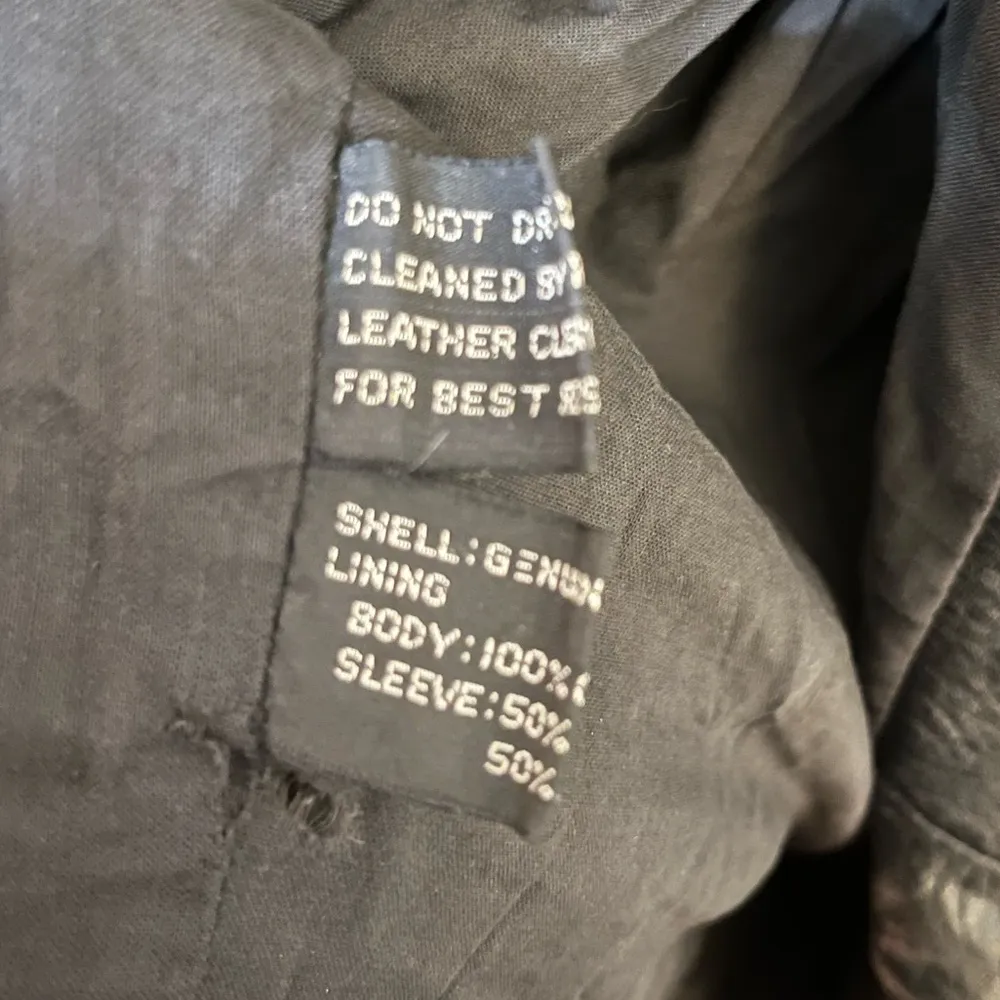 Marc Buchanan Pelle Pelle Vintage Animal Print 80’s Genuine Leather Jacket Black Size 6 - Image 13