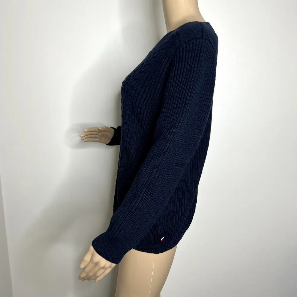 Tommy Hilfiger Blue Knit Sweater - Image 2