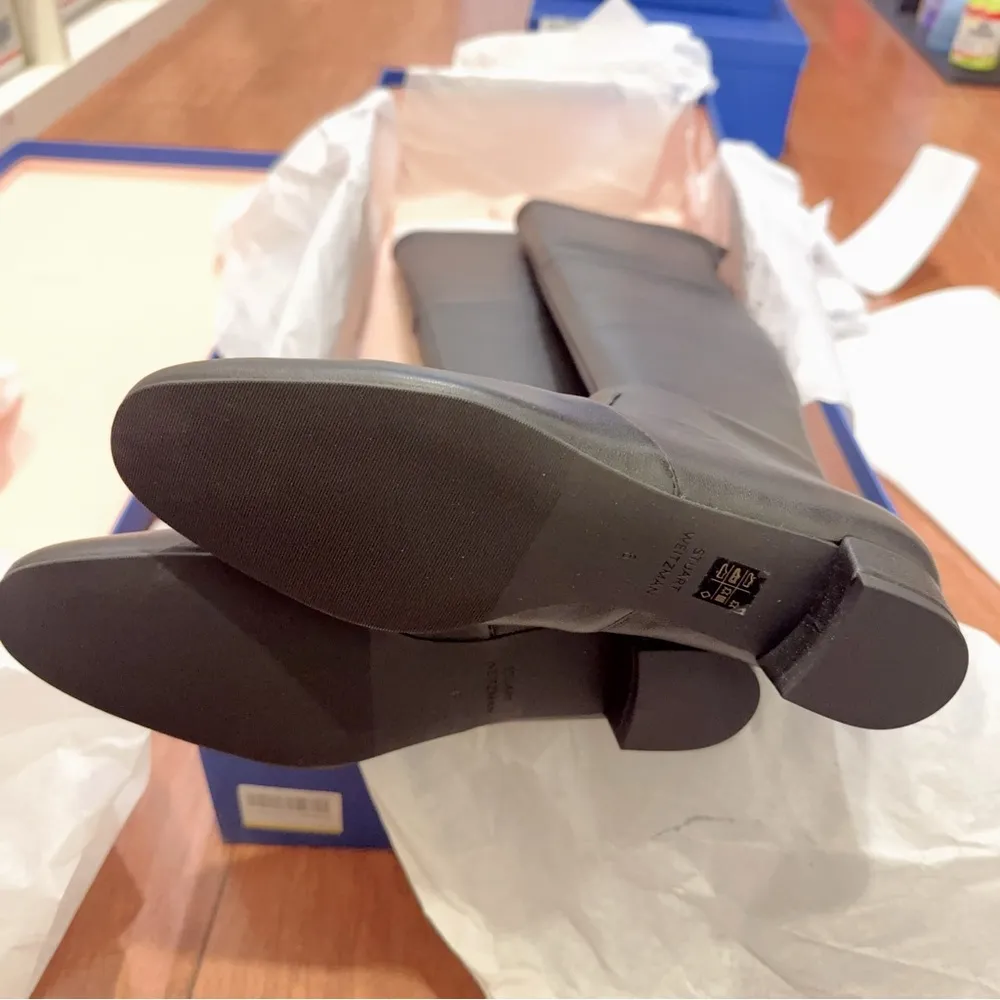 Stuart Weitzman Genna 25 City Boot Over the Knee Leather Black Size 36.5/6 NIB - Image 9