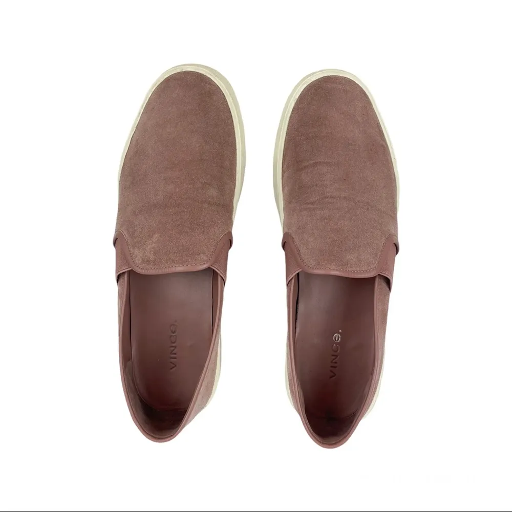 Vince Preston Dusty Pink Suede Loafer Sneaker Sz 8 - Image 2
