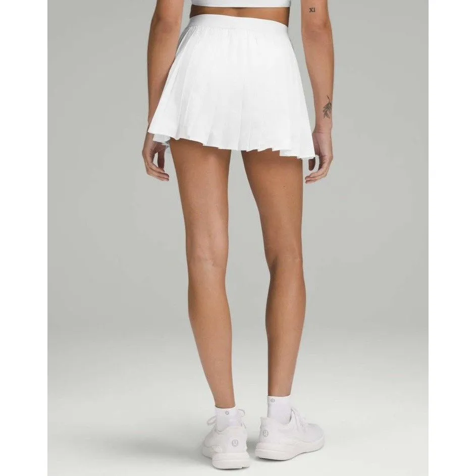 LULULEMON Women’s High-rise Pleated Tennis Skirt 0 GUC Built In Shorts Skort - Image 2
