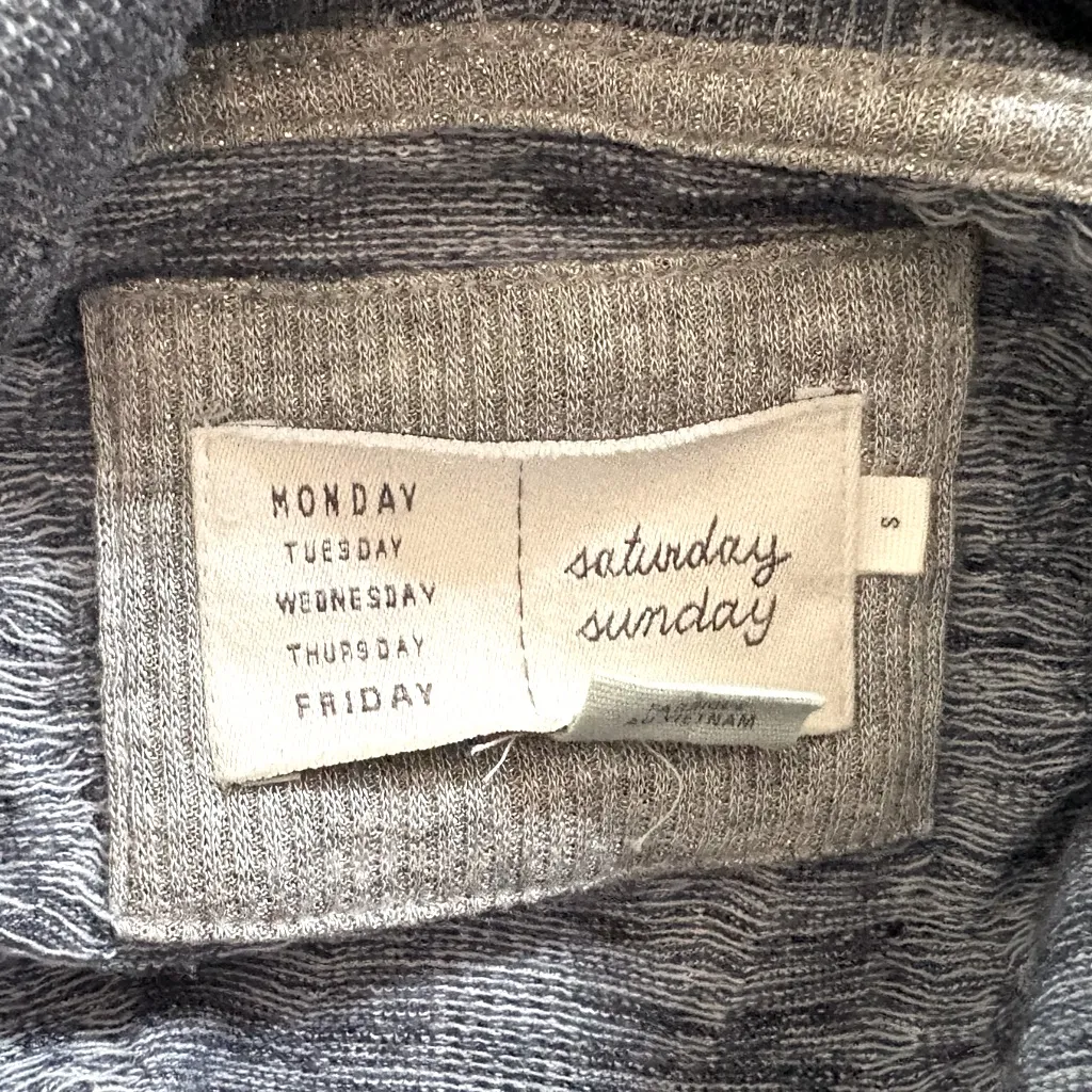 ANTHROPOLOGIE Saturday Sunday Blue Casual Dress - Image 4