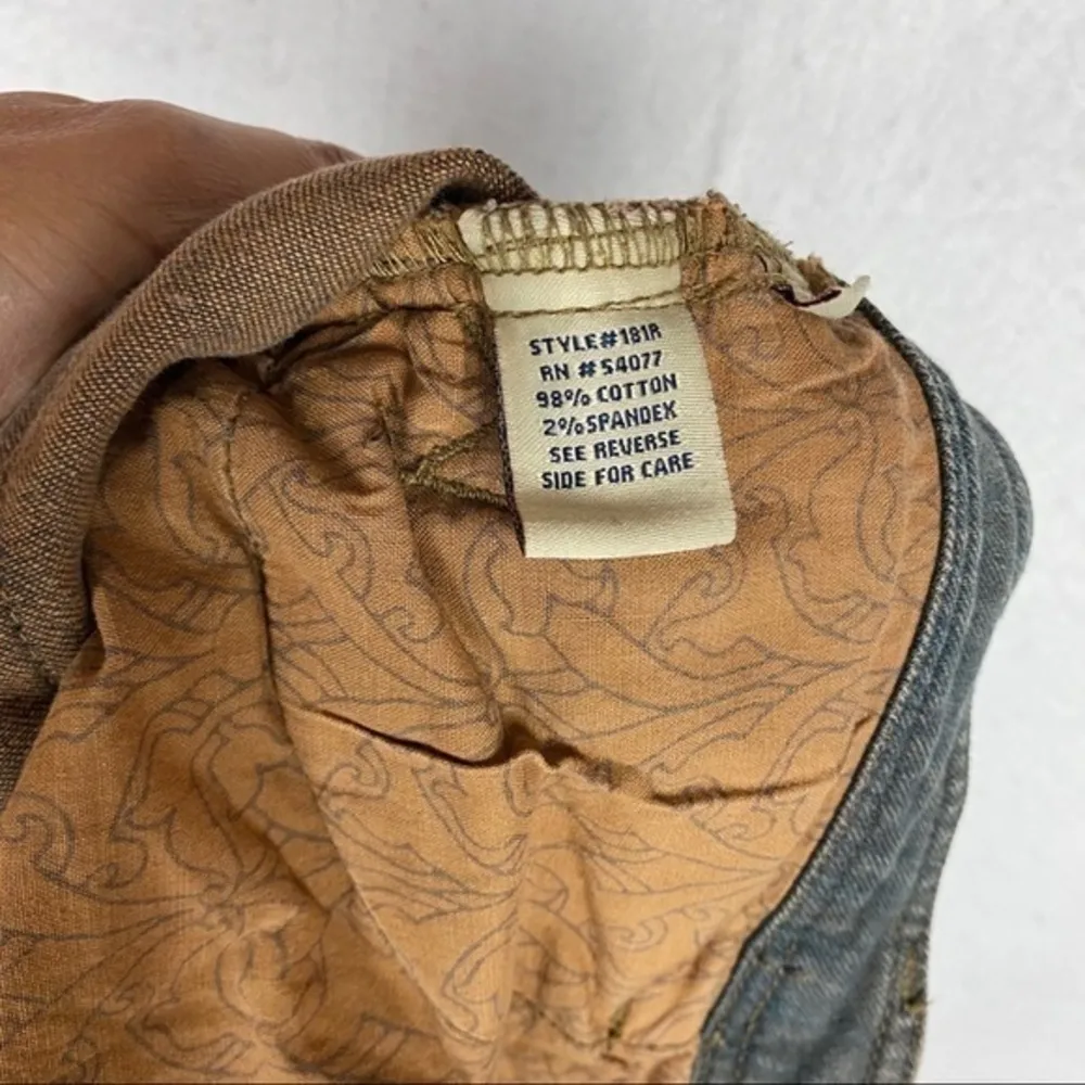 Cabi Brown Gray Denim Flap Pocket‎ Bootcut Jean - Image 11