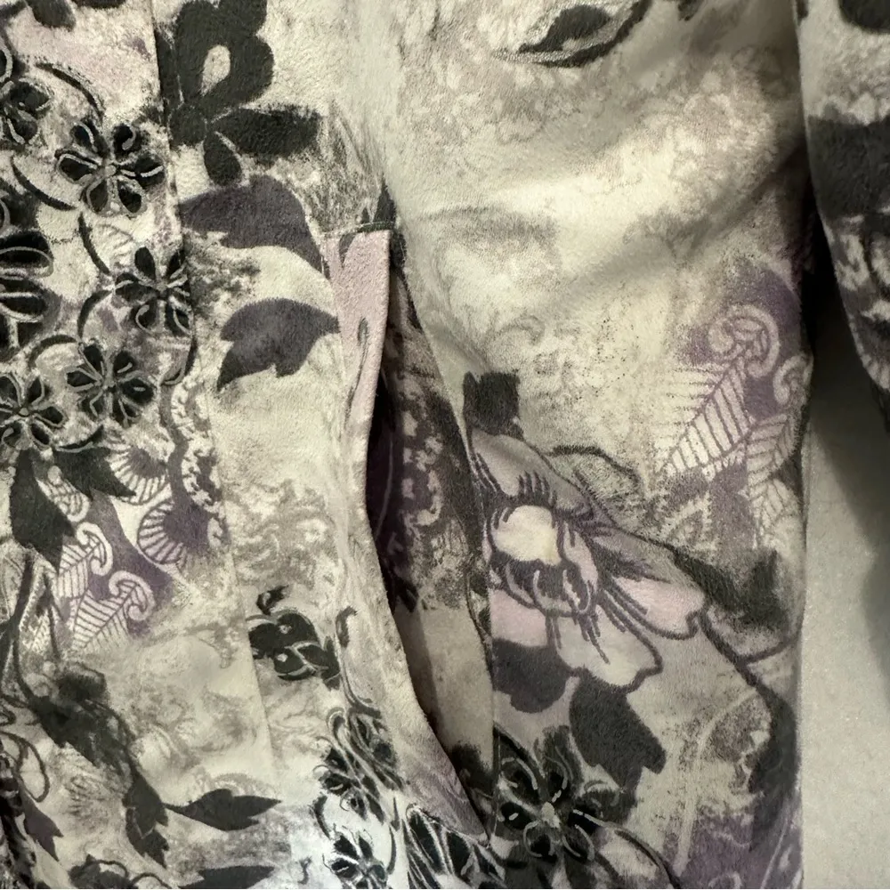 Alfred Dunner Women Jacket Shirt Floral Lightweight size 12 - Image 4