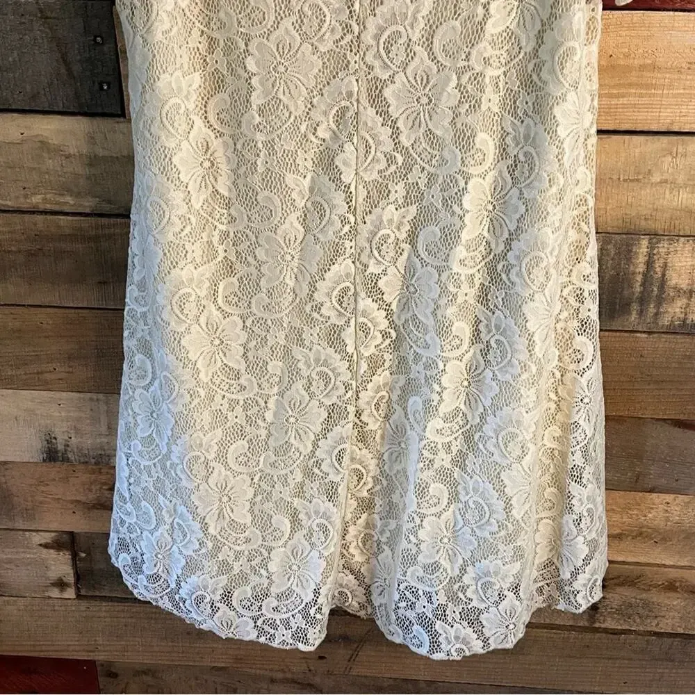 Umgee Ivory Lace Dress Size‎ Small - Image 8