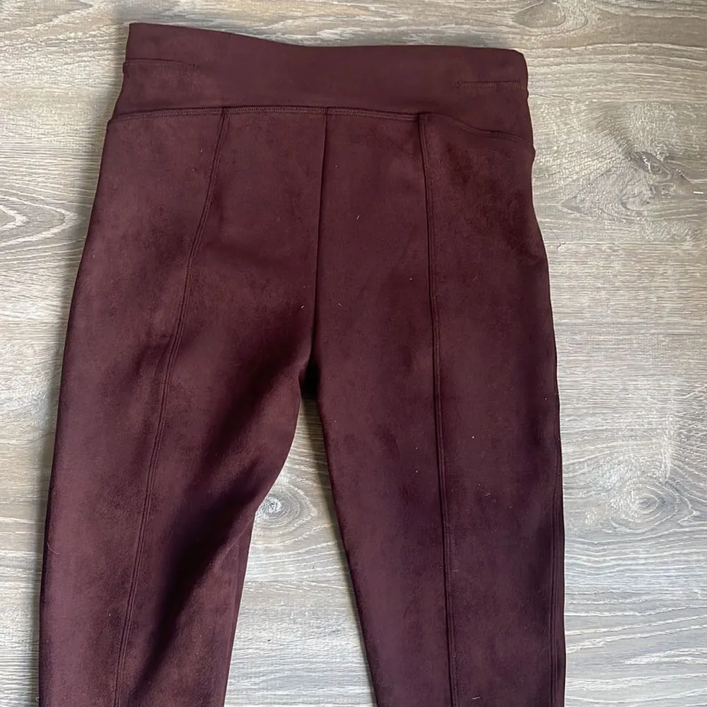 Spanx  SUEDE LEGGING Dark Terracotta - Image 13
