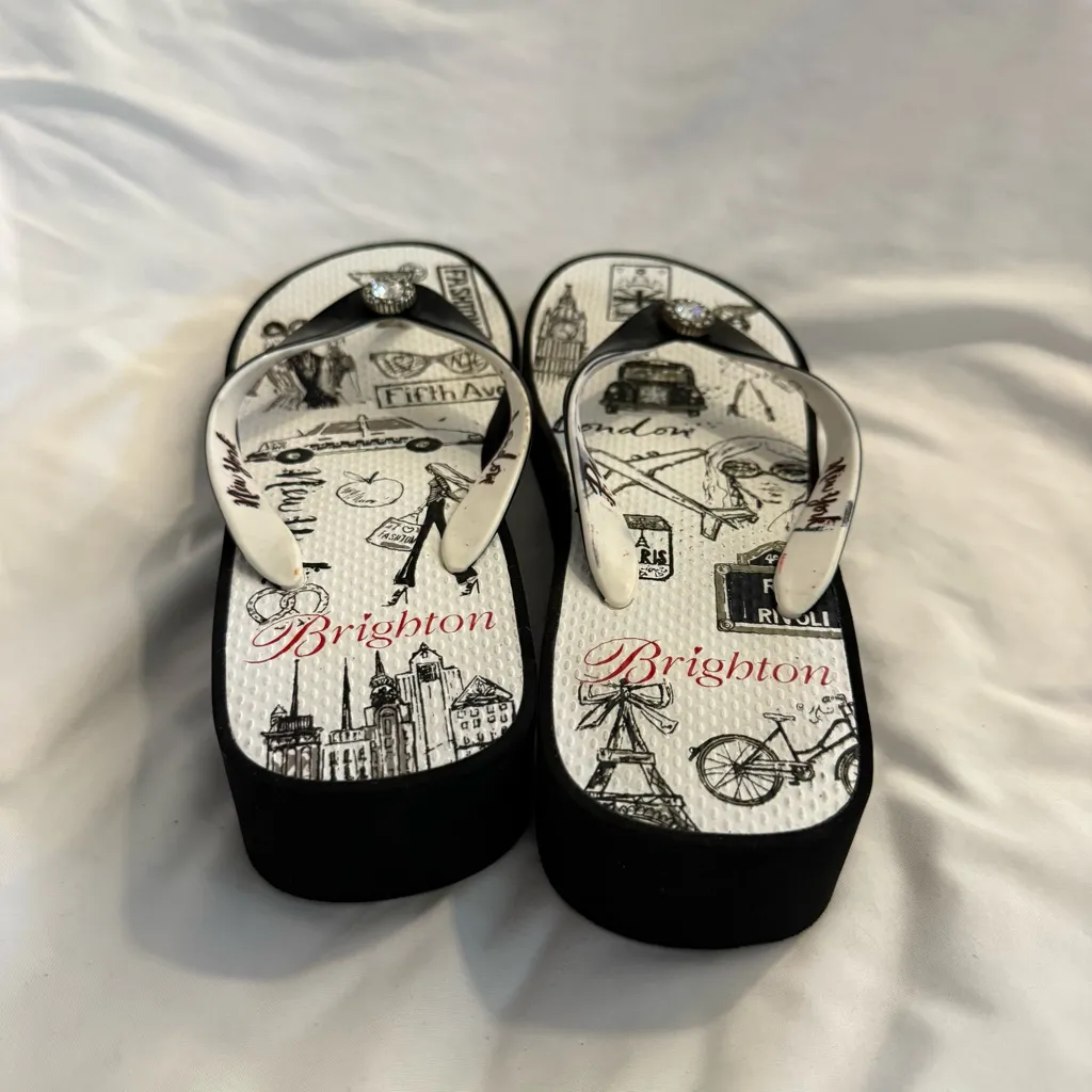 Like New Brighton Voyage Platform Flip Flops - Image 2