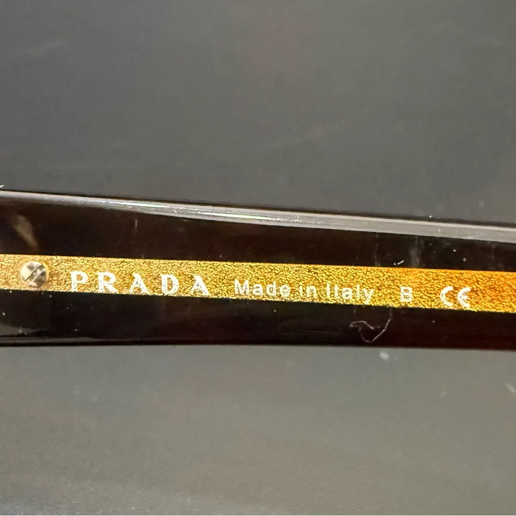 PRADA VPR 02M ZXH-101 54-16-140 Brown Tortoise Havana Gold Trim Women’s Frame - Image 14