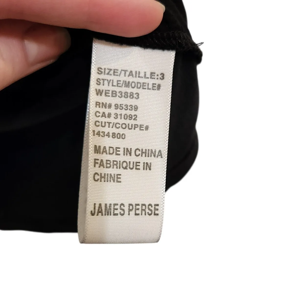 James Perse Black Semi Sheer Sleeveless Pullover Cowl Neck Casual Top Size Large - Image 7