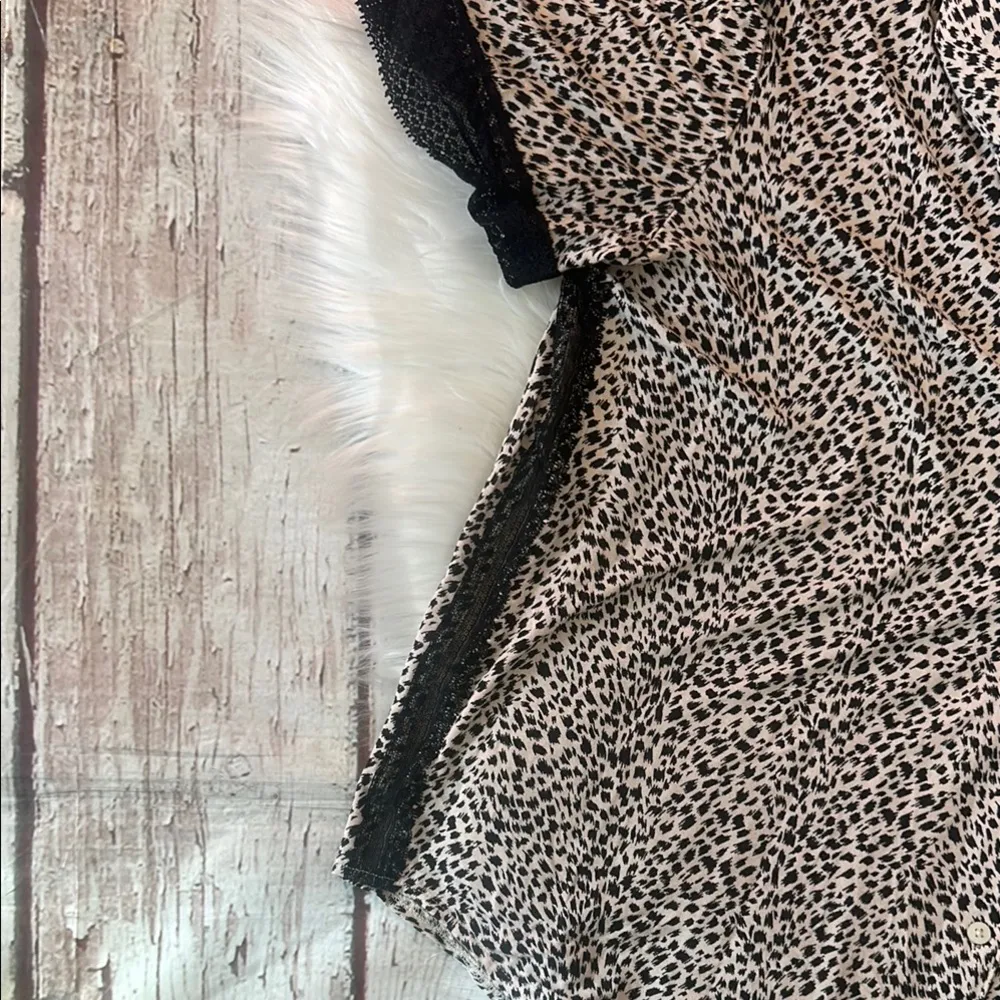 Victoria’s Secret Modal Black and Cream Lace Details Short Pajama Set - Image 3