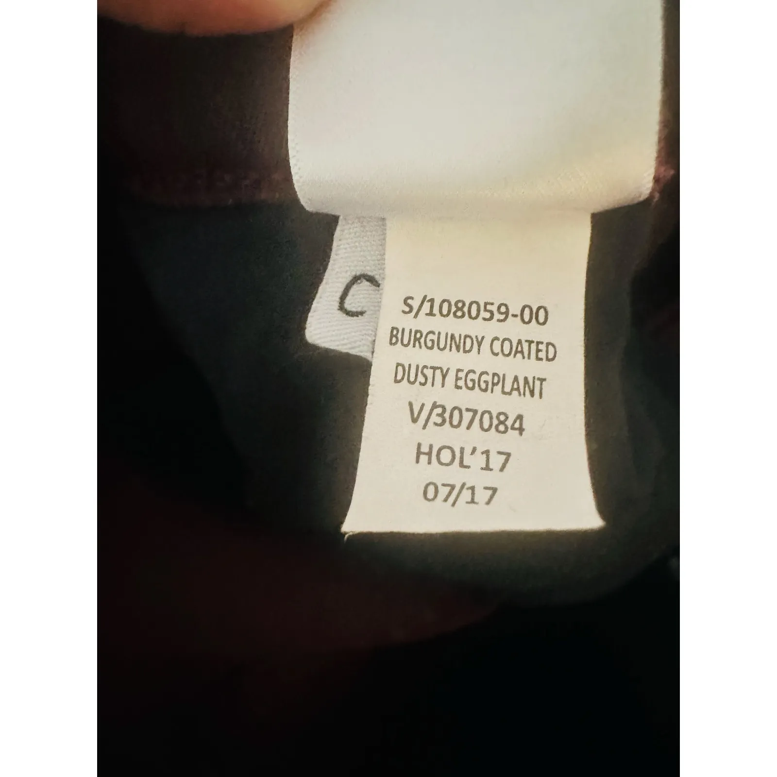 BANANA REPUBLIC Burgundy Maroon Skinny Fit Coated Denim Jeans size 27 - Image 11