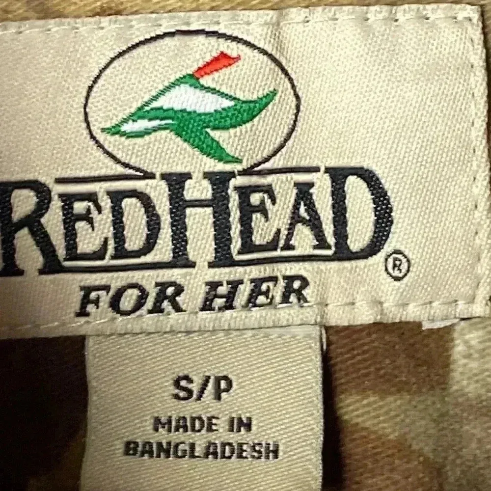 REDHEAD FOR HER WO SIZE SMALL CAMOUFLAGE SHORT/JACKET BUTTON FRON CLEAN - Image 5