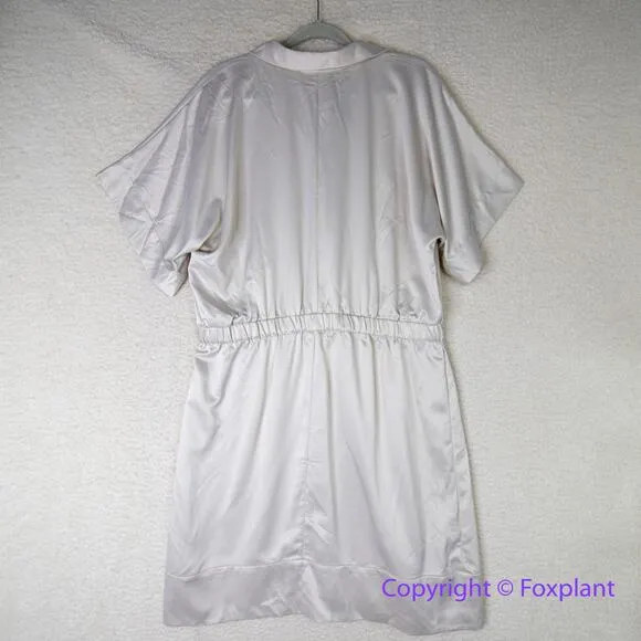 New! White House Black Market Short Sleeve Utility Shirt‎ Dress size XL - Image 11