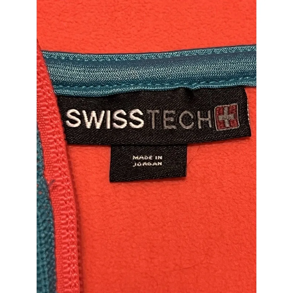 Swiss Tech Jacket Women's Measured Hooded Blue Full Zip‎ Preppy Hiking Outdoor Size undefined - Image 3