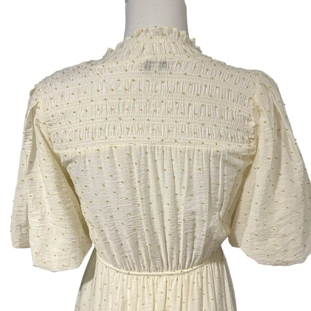 Moon River Anthropologie Smocked Maxi Dress Sz S Tiered Romantic Cottagecore - Image 9