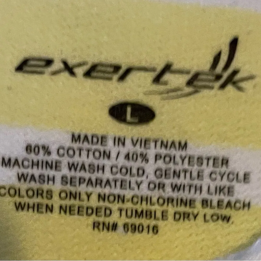 Exertek Evertek yellow and white stripes Hooded pullover with drawstrings neck/ waist - Image 4