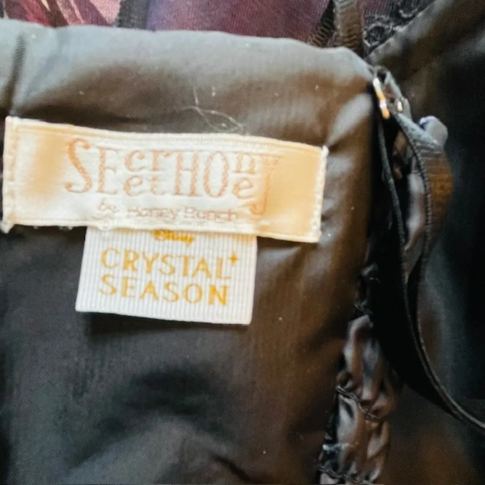 Secret Honey X Disney Crystal Season Villians Lace Up Corset Dress Free Size Black Size XS - Image 15