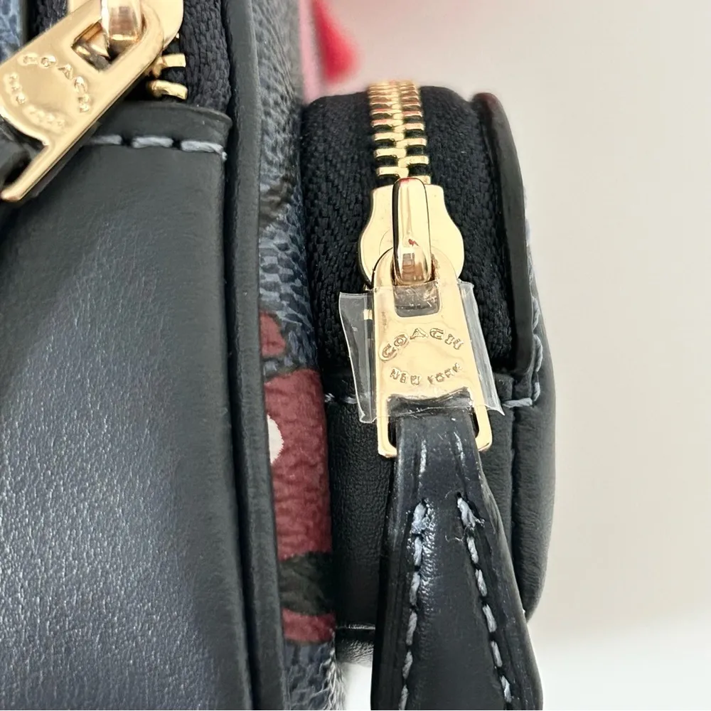 Coach  Mini Backpack Navy Cherry Bag Charm Keychain NWT - Image 7