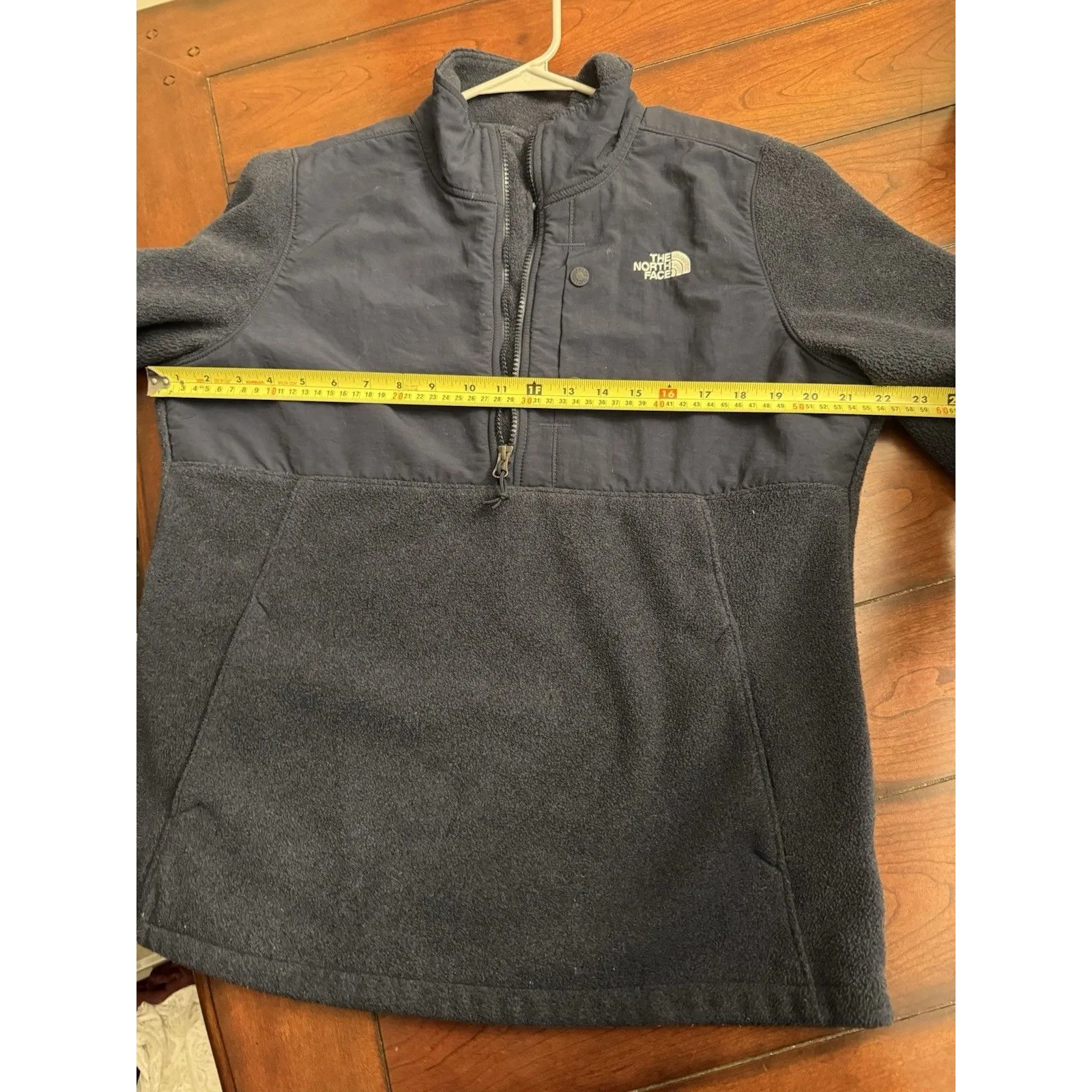 The North Face Quarter Zip Pullover Fleece Pullover Jacket Blue Women's Size‎ L - Image 8