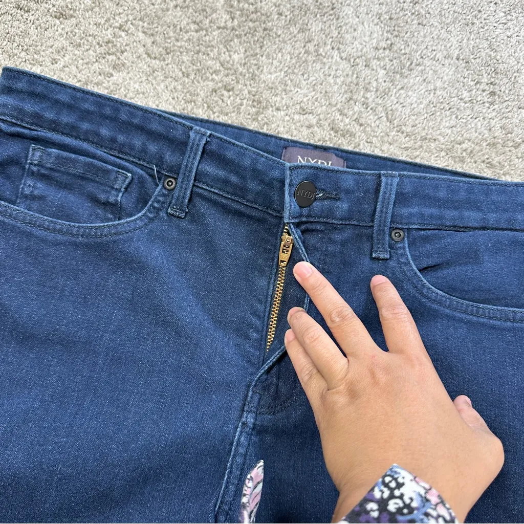 NYDJ Women’s Barbara Bootcut Jeans Liftxtuck Mid Rise in Cooper Medium Wash 12P - Image 10