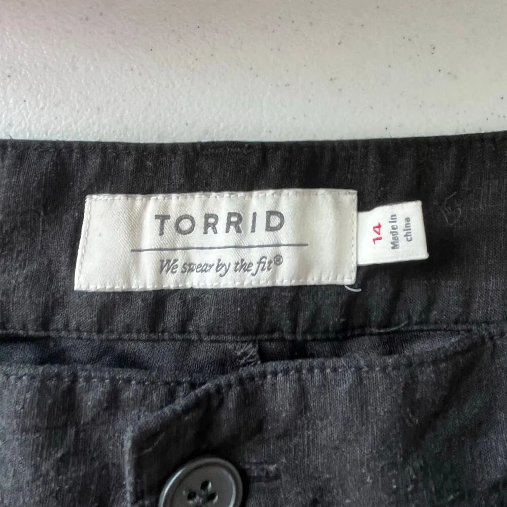 Torrid Black Shorts with Short Liner Size 14 - Image 3