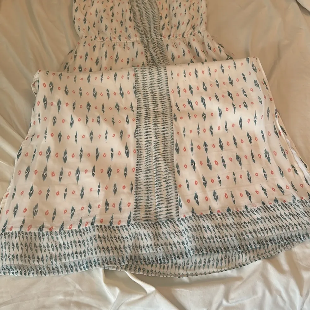 Joie strapless silk fully lined dress elastic waisted side slits perfect - Image 5