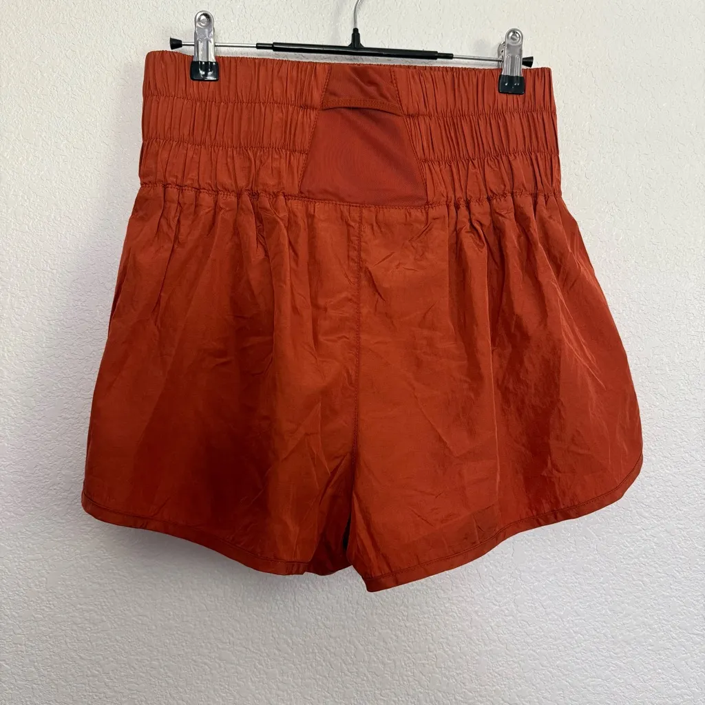 Free People Movement The Way Home Shorts Large in Orange - Image 4