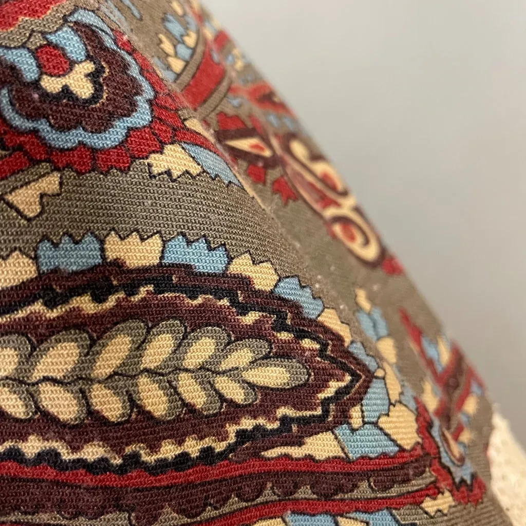 Vintage 70s Chessa Davis Patchwork Skirt Brown Lace Velvet Maxi Belt Hippie Boho - Image 16