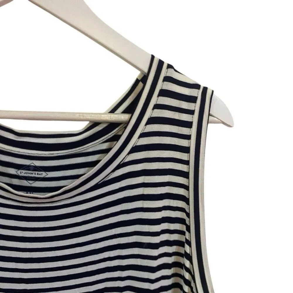 St. John’s Bay XXL tank dress stripes - Image 2