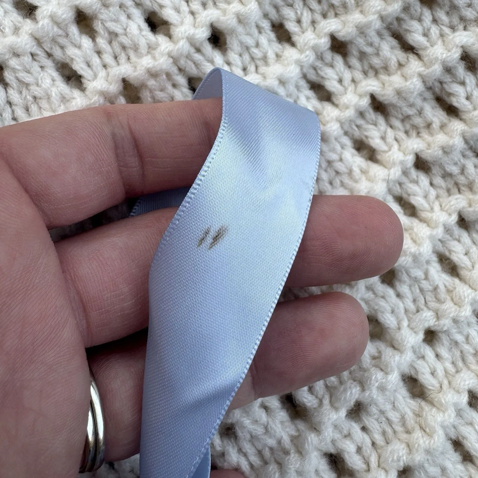 Altar'd State Ribbon Bow Cardigan Chunky Sweater Size S Oversized Fairy Coquette - Image 7