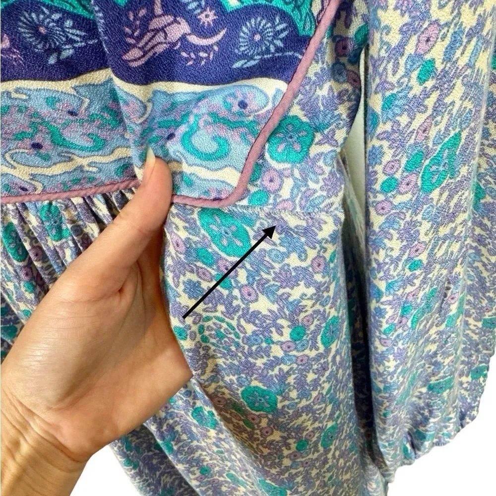 Spell and the Gypsy Collective Xanadu Boho Maxi Dress Original Release Peacock Purple - Image 14