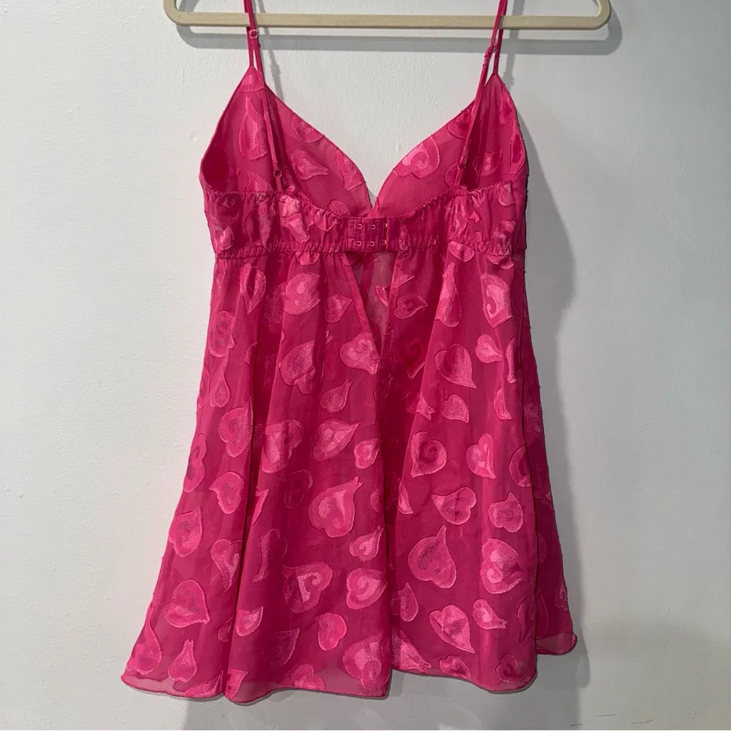 Victoria's Secret y2k Sexy Little‎ Things Babydoll Dress Lingerie S pink - Image 7