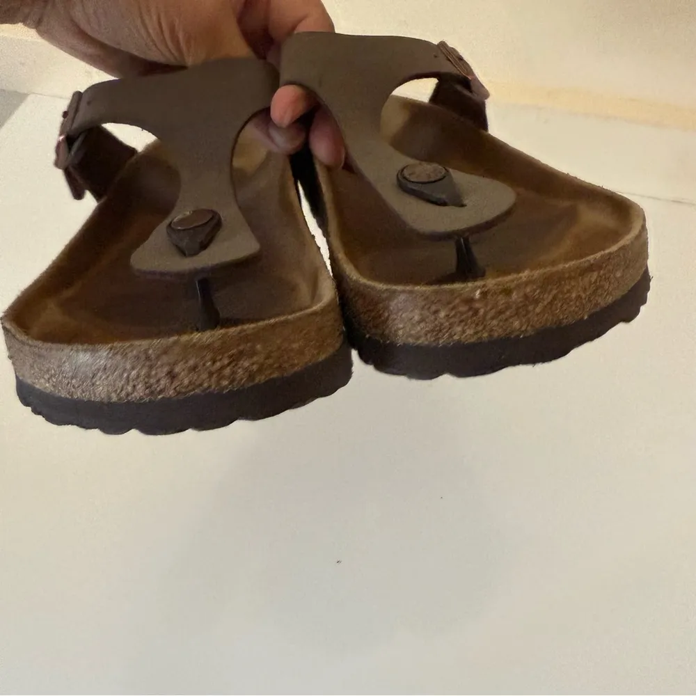 Birkenstock Gizeh Burka-Flor Thong Flip Flop Brown Womens EU 37 US 6 REG - Image 8