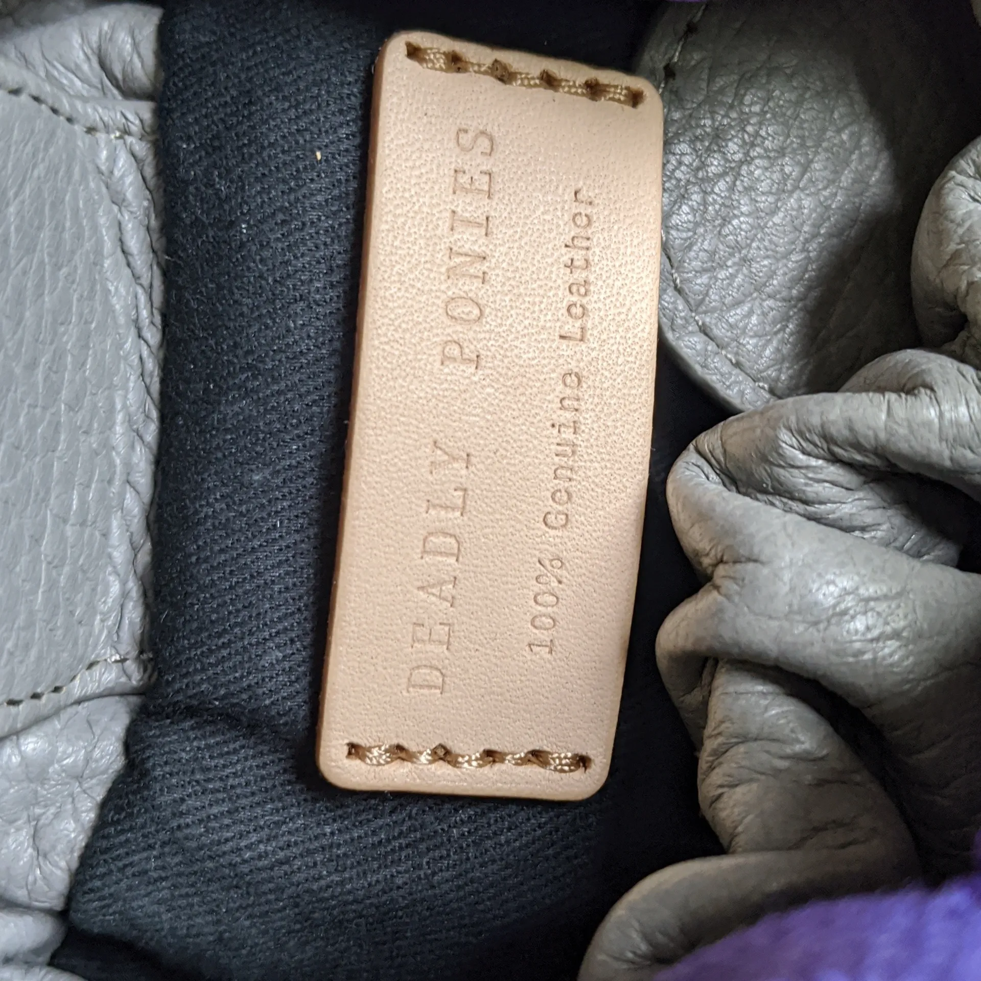 Deadly Ponies Mr Cinch Mini Cloud Shouder Bag - Image 8