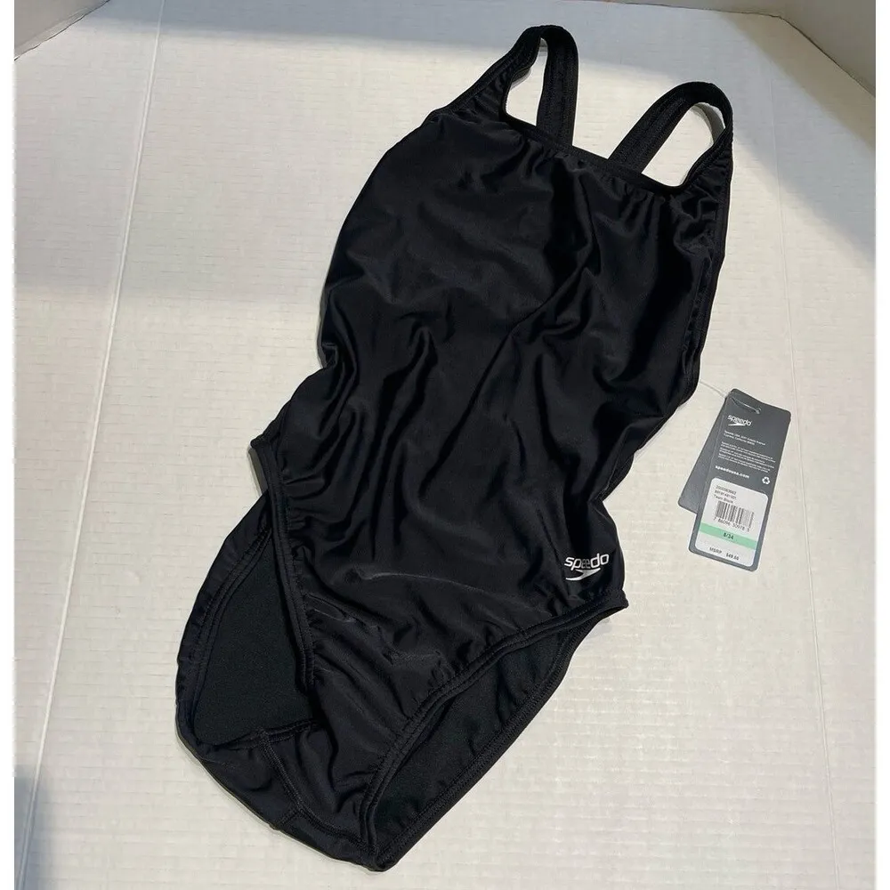 Speedo   Pro LT Super Back Swimsuit Black Size 8 New With Tags - Image 3