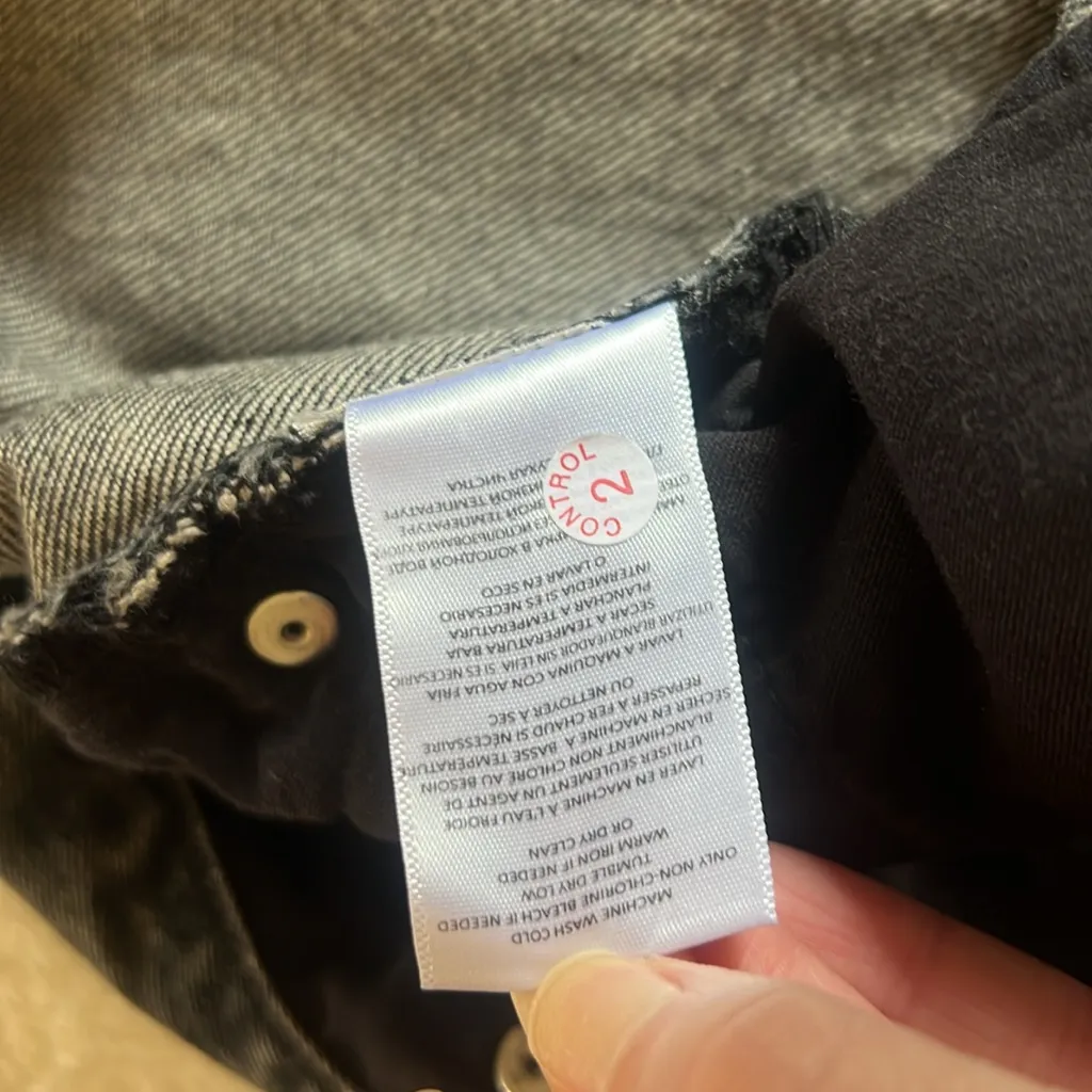 RE/DONE Super‎ High Drainpipe Jeans Gray Wash Size 32 NWT - Image 13