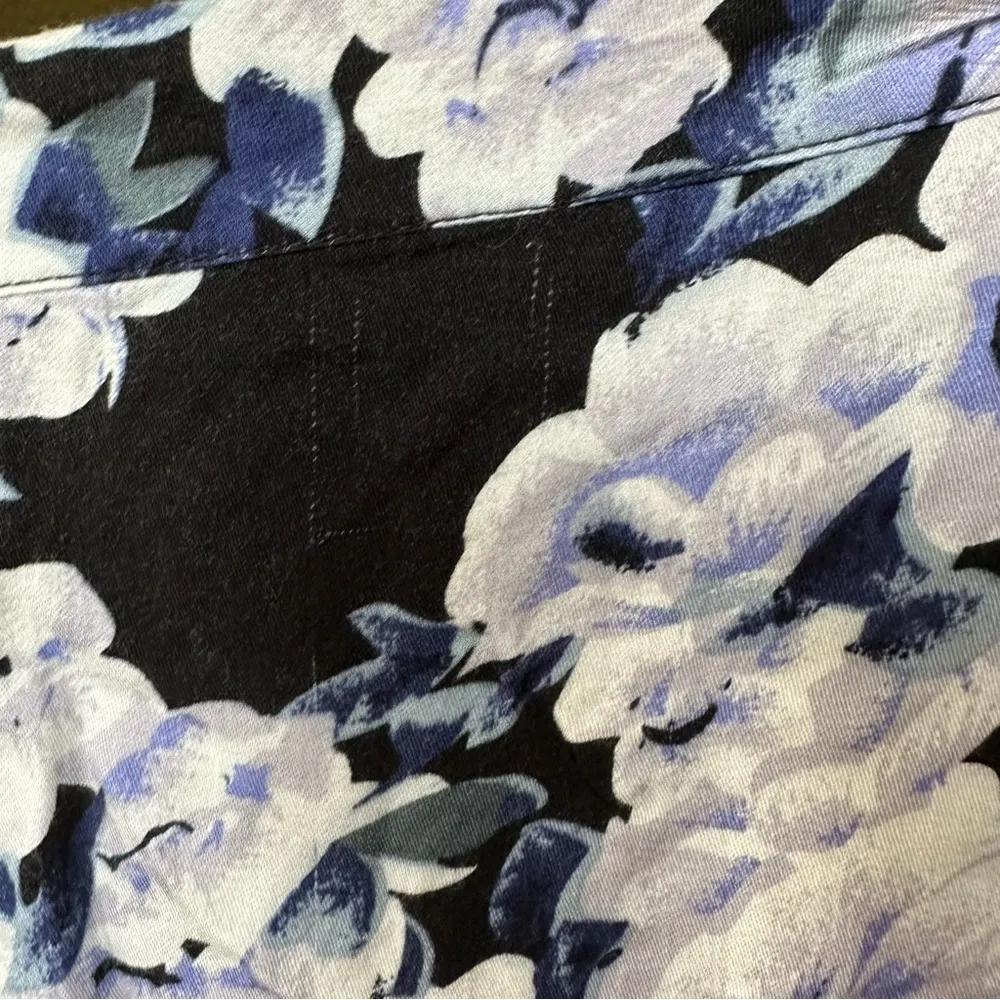 MINKPINK Floral Maxi Skirt | Black Navy White Moonlit Fountain Sz XS - Image 3