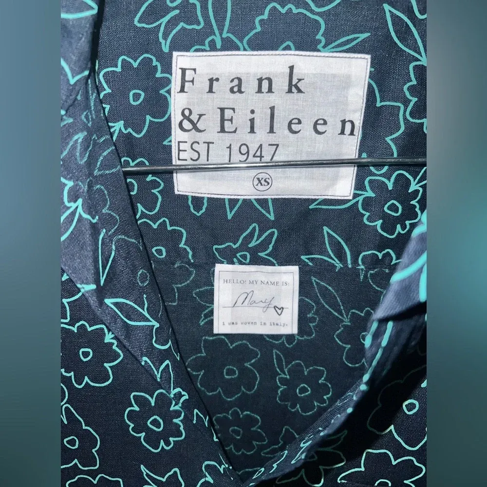 Frank & Eileen Mini 100% Linen Dress size XS - Image 6