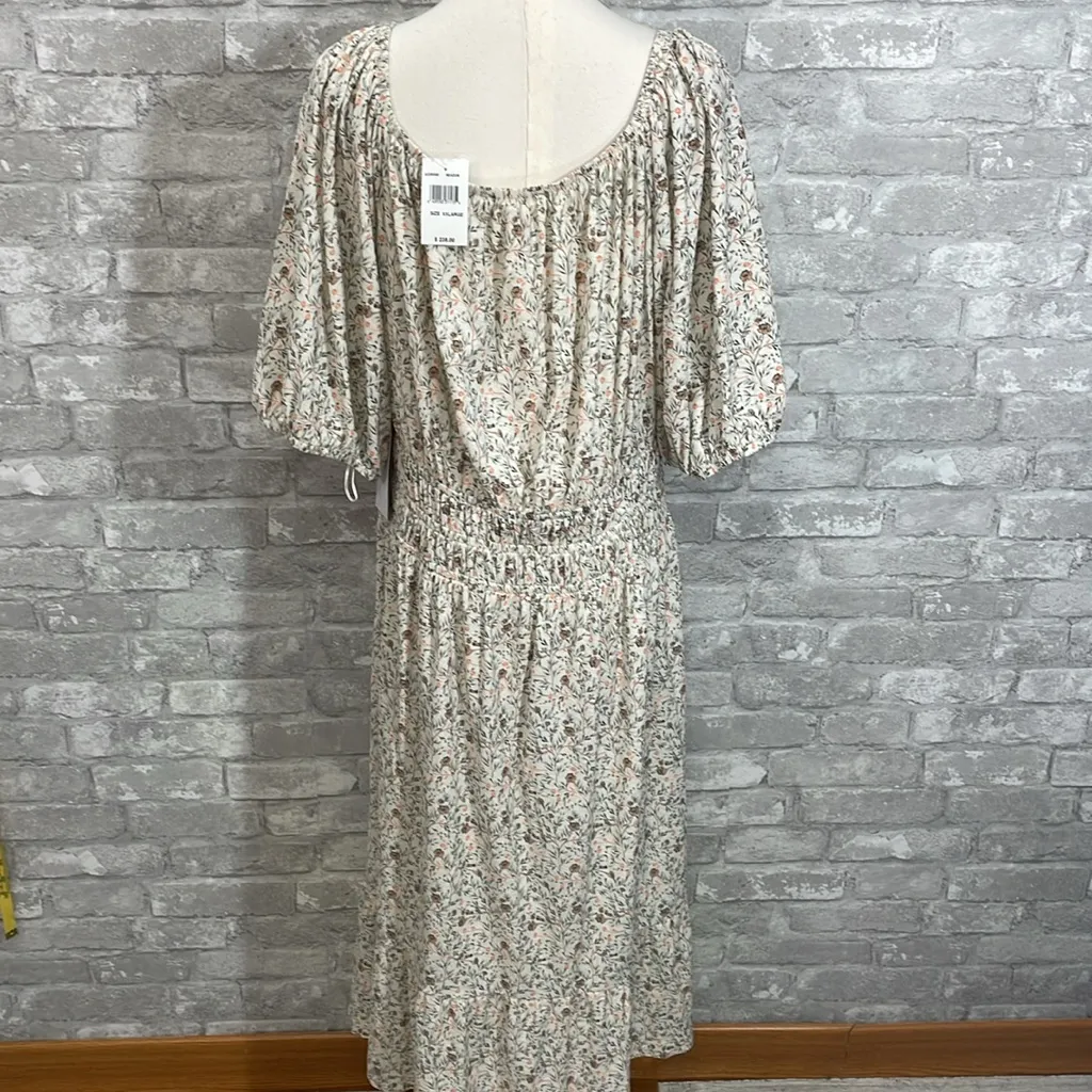 NATION LTD Fabia Floral Pima Cotton Midi-Dress - Image 8