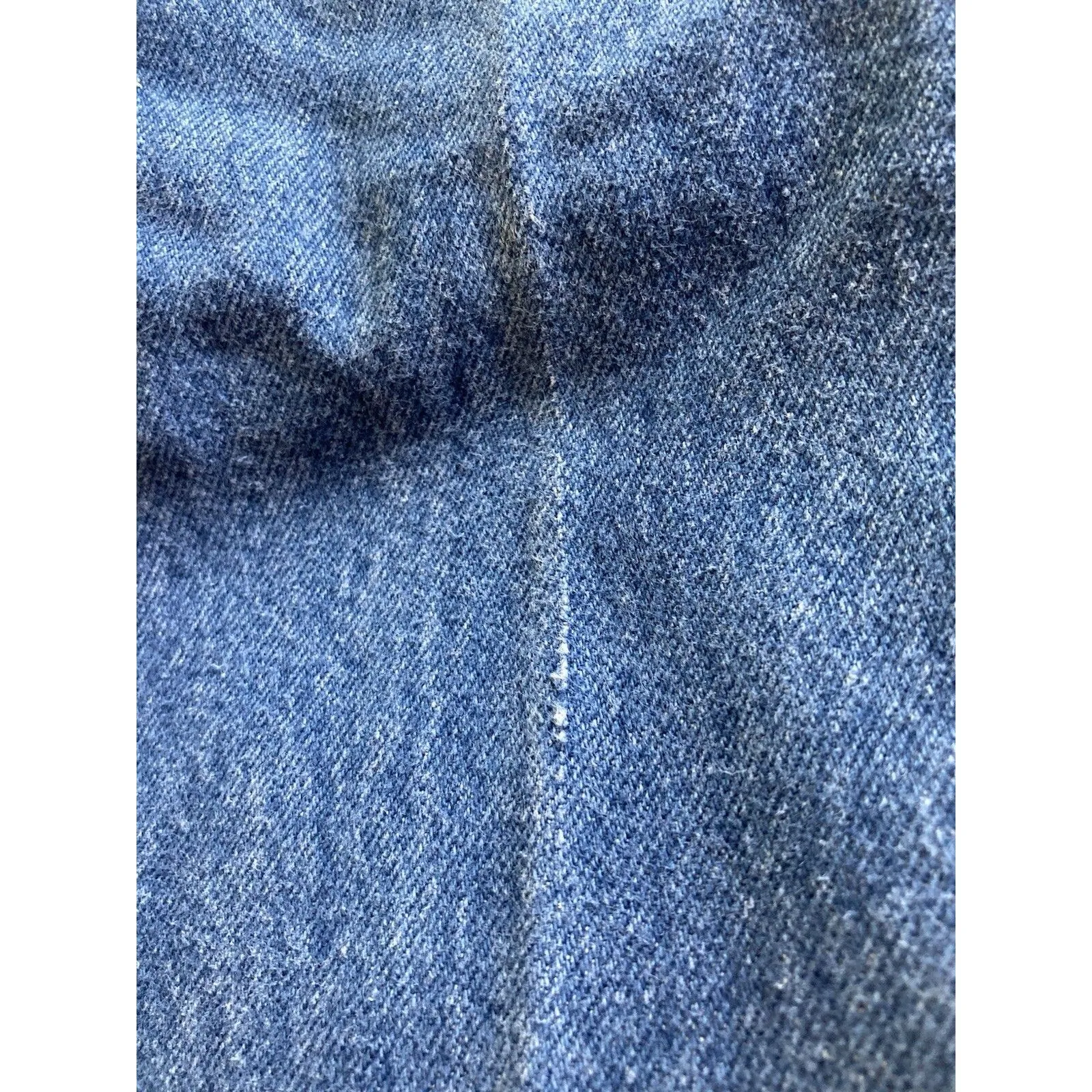 Y2K Vtg Lee Womens 8 Long High Rise Mom Tapered Jeans Blue Denim 25x33 USA Union - Image 9