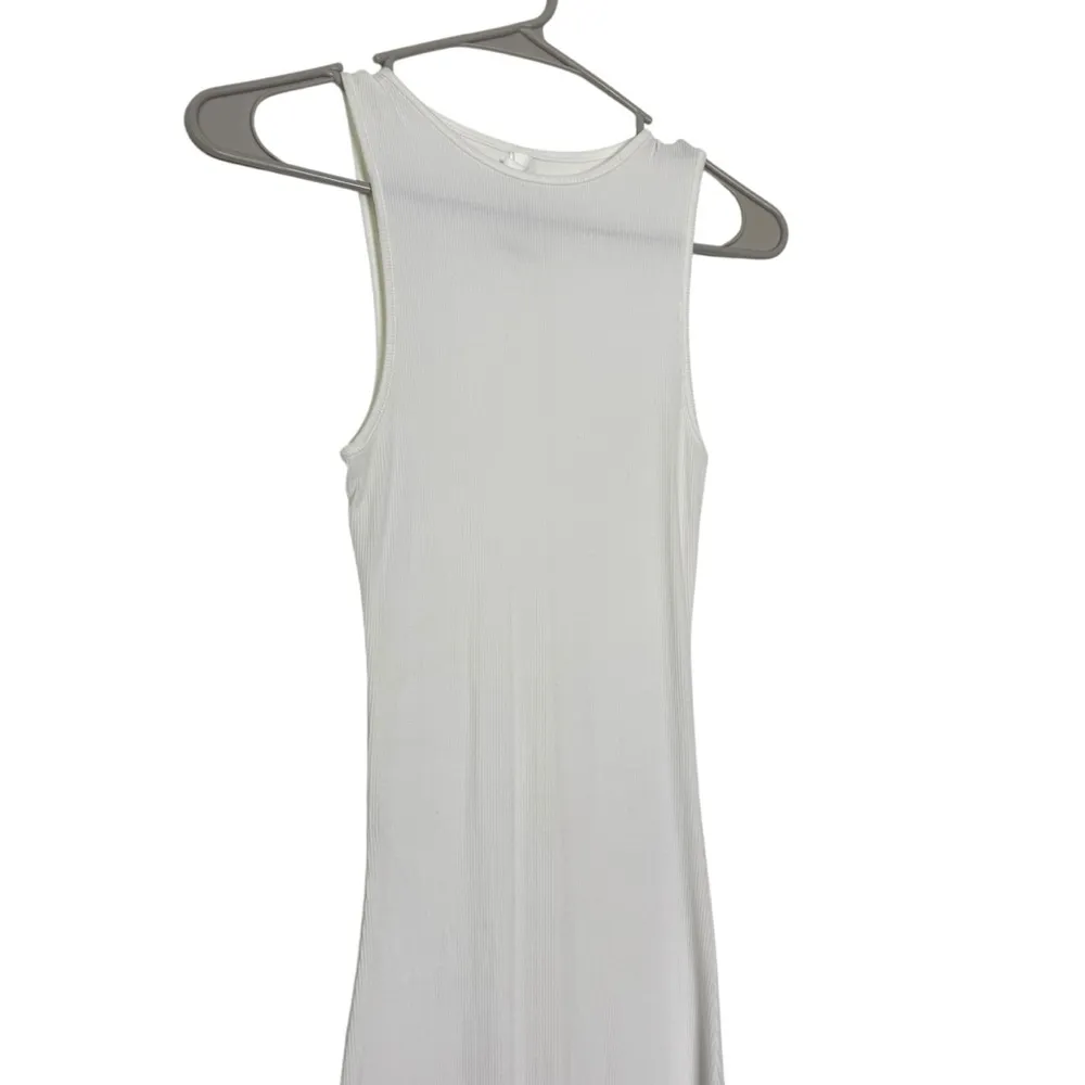 Skims White Soft Ribbed Maxi Dress - Image 2