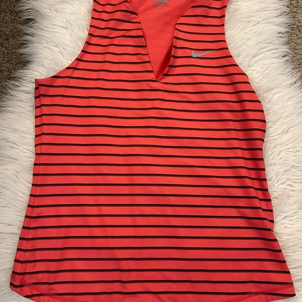 Nike  Deep V double layer spandex dri fit tank - Image 2