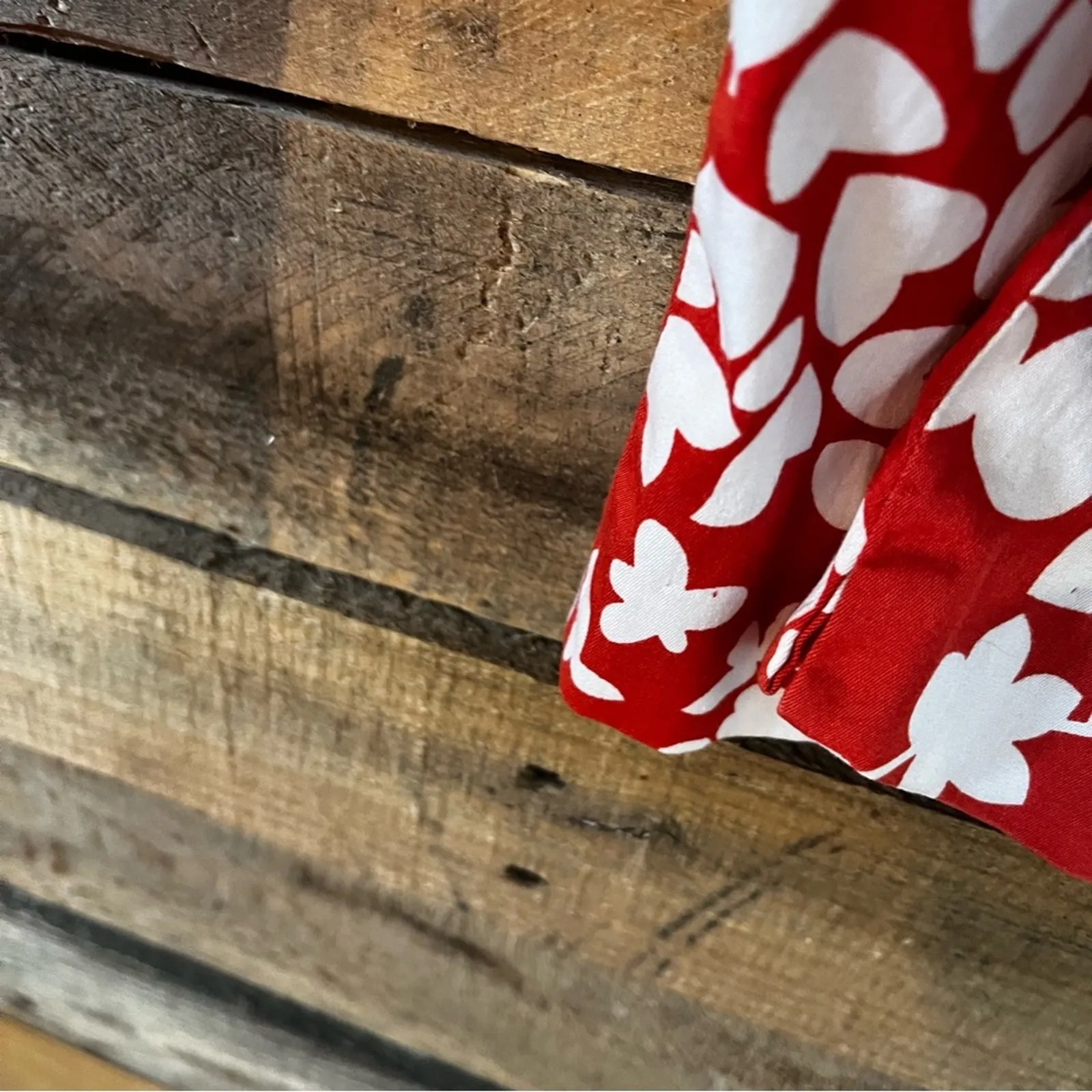 Michael Michael Kors Red/Orange Floral Crops‎ Size 2 Red - Image 7