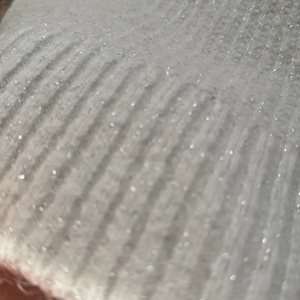 Womens Shimmer Raglan Long Sleeve Ballet Neck Rib Metallic Sweater M  wool blend - Image 5